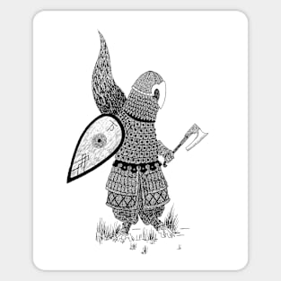 Squirel warrior. Sticker